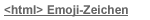 HTML Emoji-Zeichen